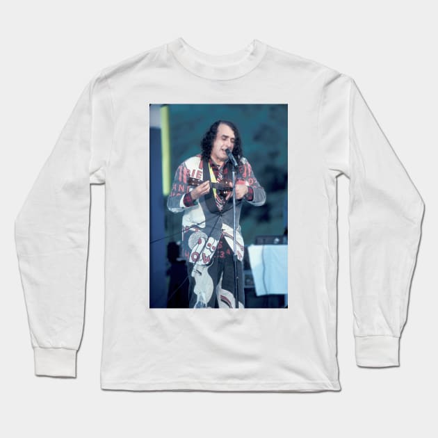 Tiny Tim Photograph Long Sleeve T-Shirt by Concert Photos